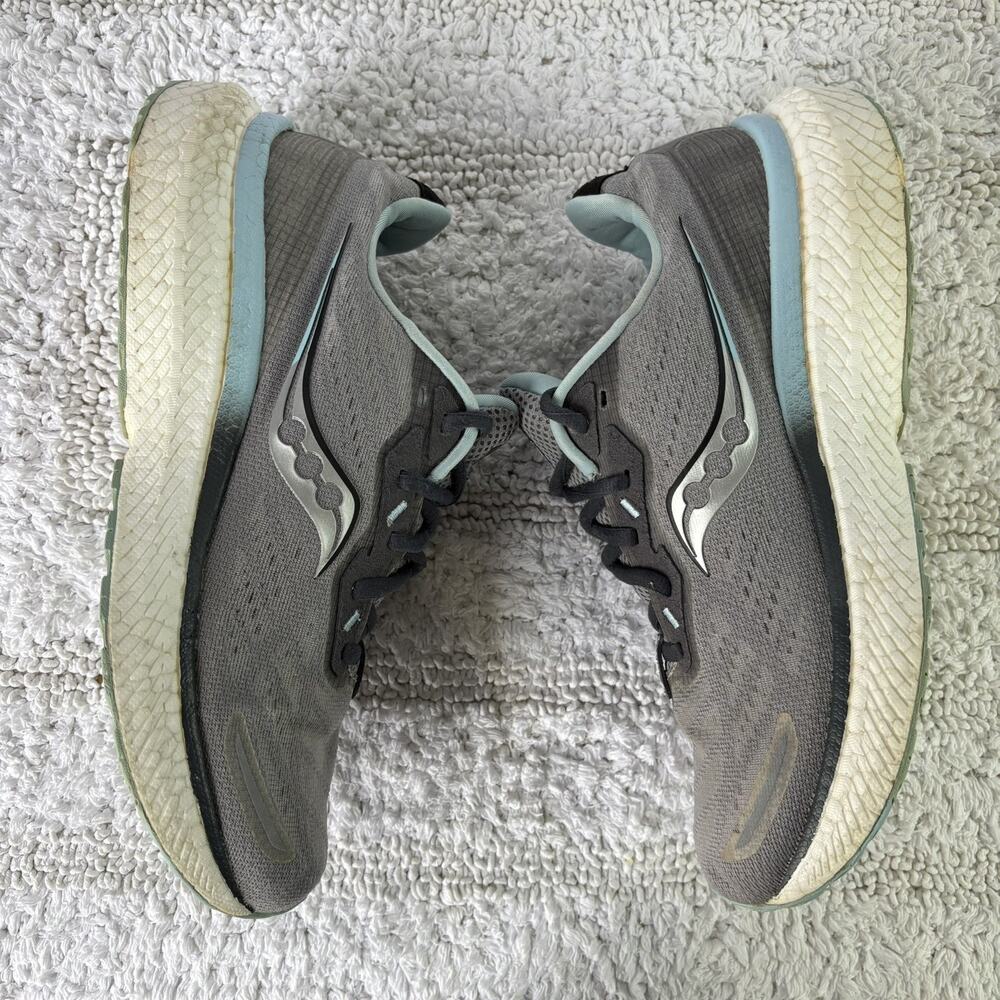 Saucony Womens Triumph 19 S10678-20 Gray Running Shoes Sneakers Size 9 - Picture 4 of 12